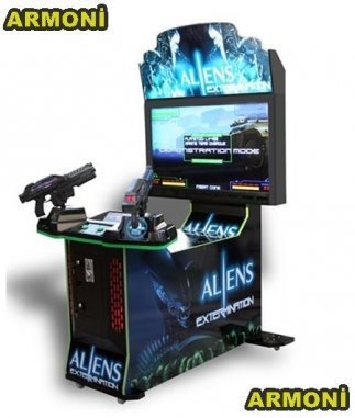 Aliens Silahlı Oyun Makinesi